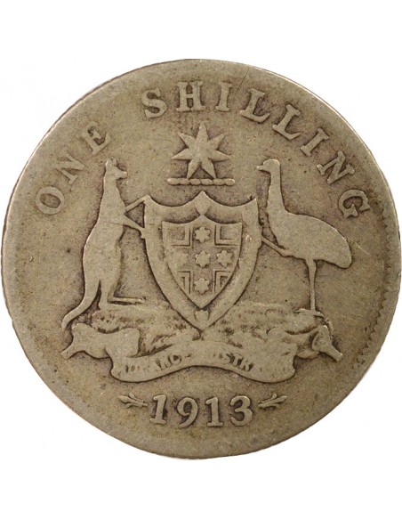 Empereur des Indes 1 shilling Argent 1913 Londres