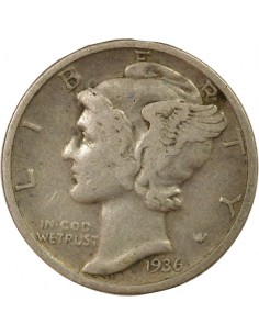 USA Mercury Dime Argent 1936 Philadelphie 2