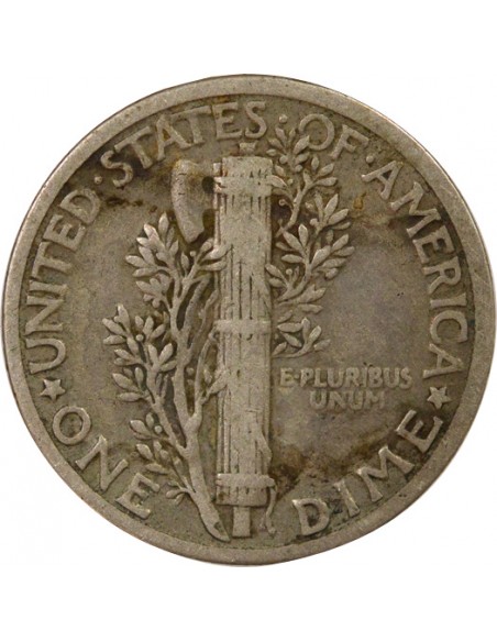 USA Mercury Dime Argent 1936 Philadelphie