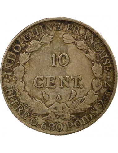 Indo-Chine Fr. 10 centième Argent 1930 A Paris