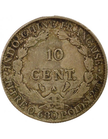 Indo-Chine Fr. 10 centième Argent 1930 A Paris