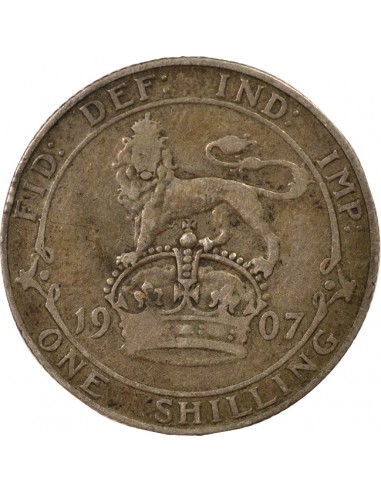 Empereur des Indes 1 shilling Argent 1907 Londres