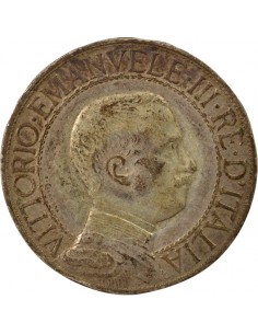 Italie Vittorio Emanuele III 1 lire Argent 1908 R Rome 2