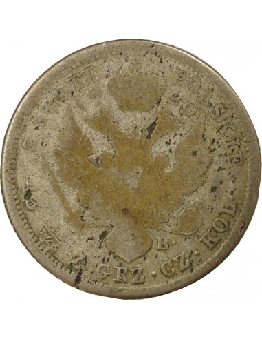 Pologne Tsar Alexandre I 2 zlotych Argent 1820