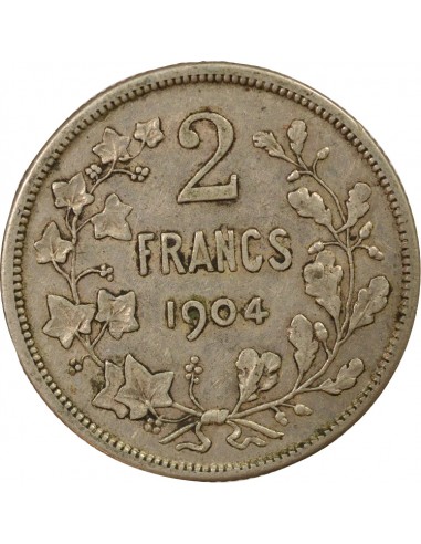 en Français 2 francs Argent 1844 B. Bruxelles