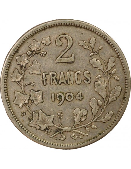 en Français 2 francs Argent 1844 B. Bruxelles