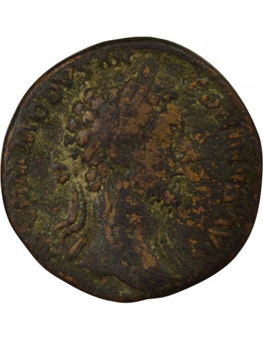 Rome Empire Commode Liberalitas Sesterce Laiton 181 R Rome