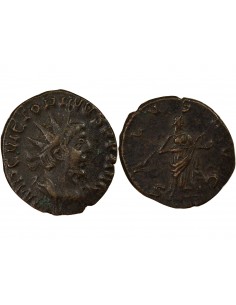 Empire des Gaules Victorin Salus Antoninien Billon 269-270 Cologne