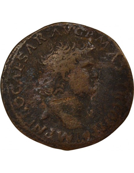 Rome Empire Néron Victoire As Cuivre 66-68 D Lyon