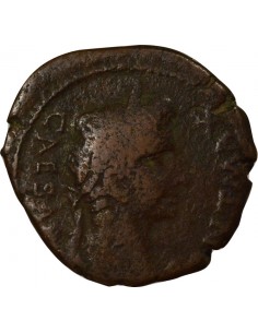 Rome Empire Auguste Autel des Gaules As Bronze 7 à 3 Av JC D Lyon 2