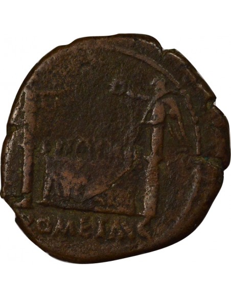 Rome Empire Auguste Autel des Gaules As Bronze 7 à 3 Av JC D Lyon