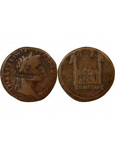 Rome Empire Auguste Autel des Gaules As Bronze 12-14 D Lyon