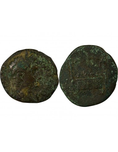 Rome Empire Auguste Autel des Gaules As Bronze 7 à 3 Av JC D Lyon