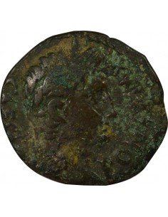 Rome Empire Auguste Autel des Gaules As Bronze 7 à 3 Av JC D Lyon 2