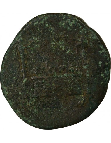 Rome Empire Auguste Autel des Gaules As Bronze 7 à 3 Av JC D Lyon