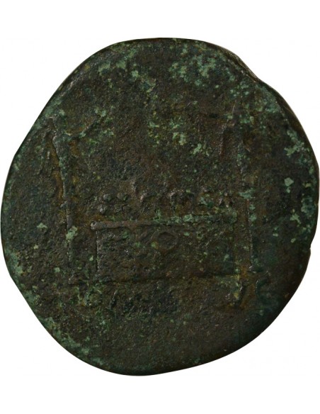 Rome Empire Auguste Autel des Gaules As Bronze 7 à 3 Av JC D Lyon