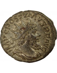 Empire des Gaules Postume Pax debout Antoninien Billon 268 Trèves 2