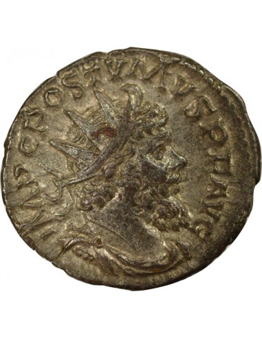 Empire des Gaules Postume Pax debout Antoninien Billon 268 Trèves