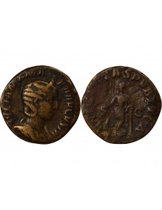 Rome Empire Julia Mamée Felicitas Sesterce Bronze 228 R Rome