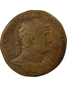 Rome Empire Hadrien Virtus Sesterce Laiton 122 R Rome 2