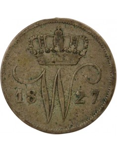 Pays-Bas Guillaume I des Pays-Bas 10 cents Argent 1827 Utrecht 2