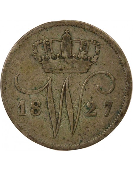 Pays-Bas Guillaume I des Pays-Bas 10 cents Argent 1827 Utrecht