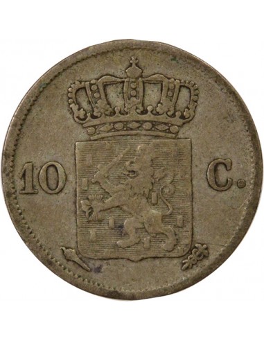 Pays-Bas Guillaume I des Pays-Bas 10 cents Argent 1827 Utrecht