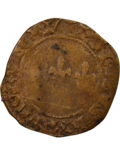 Charles VIII 1 blanc à la couronne Billon 1488-1498 D Lyon 2