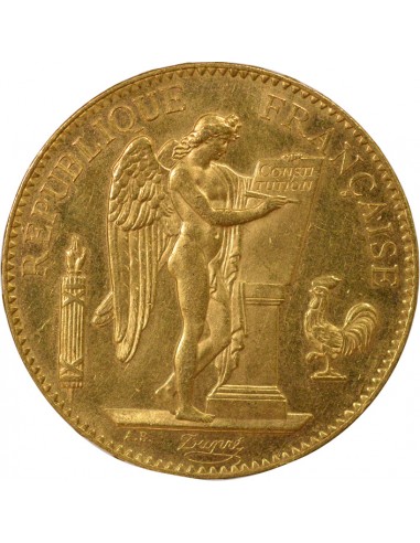 Dieu Protège la France 100 Francs Or 1881 A Paris