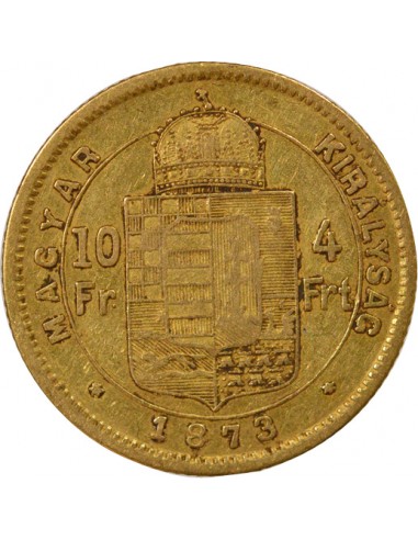 Roi de Hongrie 4 forint Or 1873 B Kremnitz