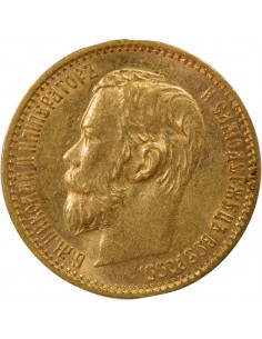 Russie Nicolas II 5 roubles Or 1898 Saint-Petersbourg 2