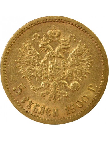 Russie Nicolas II 5 roubles Or 1900 Saint-Petersbourg