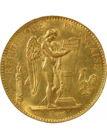 Dieu Protège la France 100 Francs Or 1886 A Paris