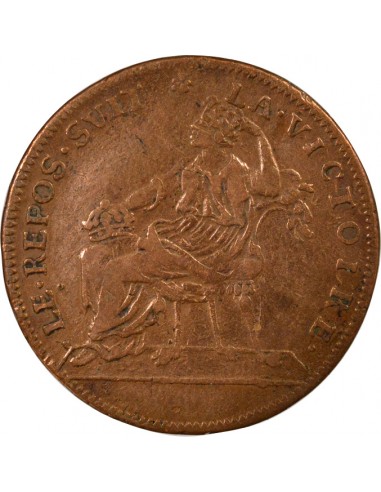 Louis XIV Trêve de Ratisbonne Jeton Cuivre Nuremberg