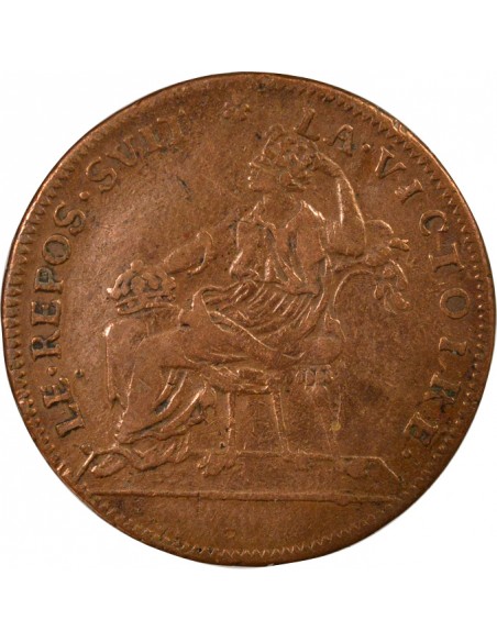 Louis XIV Trêve de Ratisbonne Jeton Cuivre Nuremberg