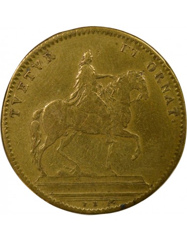 Louis XIV Ville de Paris Jeton Laiton Après 1668