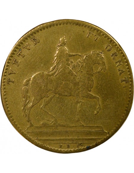 Louis XIV Ville de Paris Jeton Laiton Après 1668