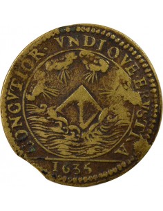 Louis XIII Jeton Laiton 1635 2
