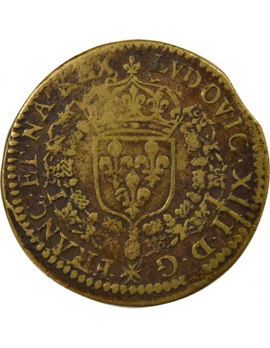 Louis XIII Jeton Laiton 1635