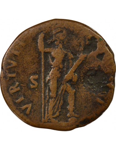 Rome Empire Domitien Virtus As Cuivre 85-96 R Rome
