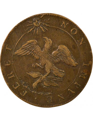 Louis XIV Justice Jeton Cuivre