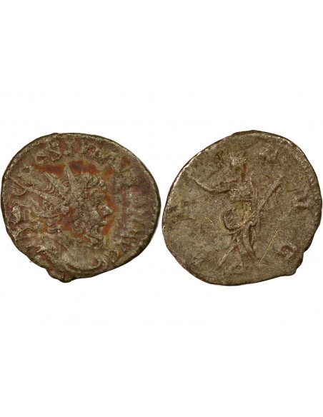 Empire des Gaules Postume Pax debout Antoninien Billon 268 Trèves