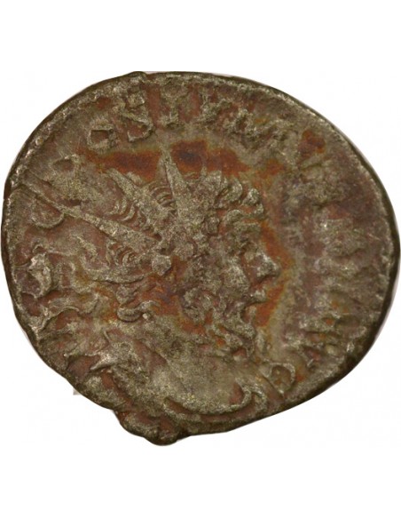 Empire des Gaules Postume Pax debout Antoninien Billon 268 Trèves