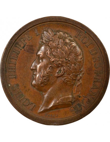 au Duc d'Orléans Médaille Cuivre 1842