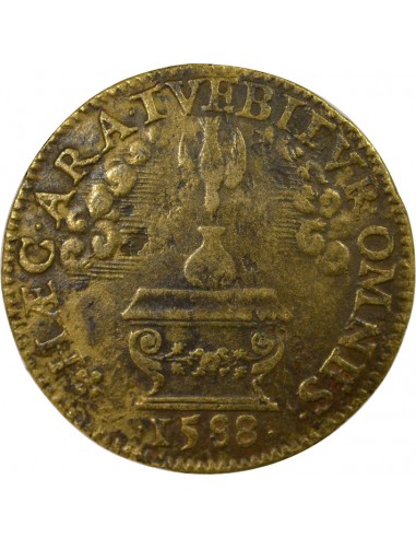 Cardinal de Guise Noblesse de Reims Jeton Laiton 1588