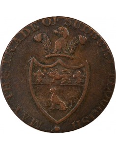 Royaume-Uni Payable aux Orphèvres  Jeton Cuivre 1793 2