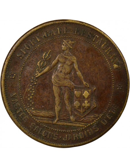 Publicitaire Jeton Laiton 1890-1900