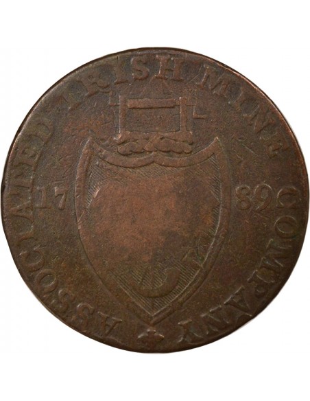 Irlande Jeton Cuivre 1789