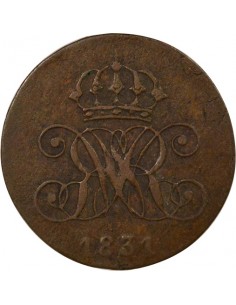 Allemagne Guillaume IV 1 pfennig Cuivre 1831 2