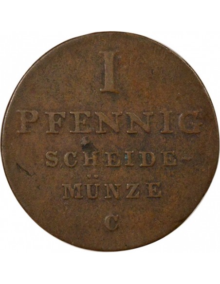 Allemagne Guillaume IV 1 pfennig Cuivre 1831